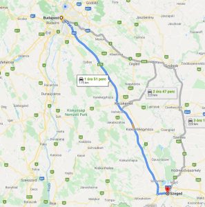 Szeged M5 autómentés Budapest